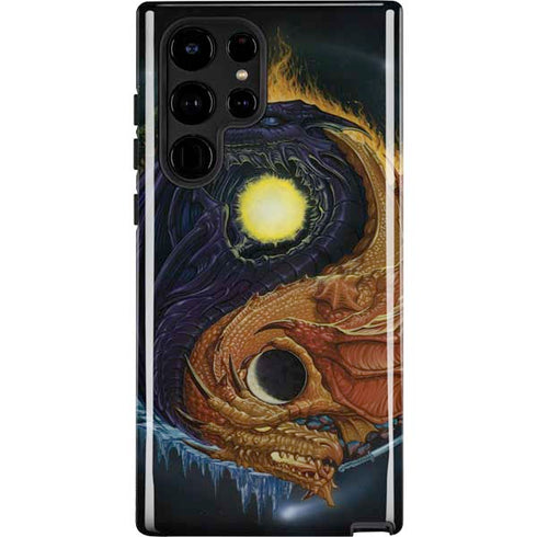 Ed Beard Jr. Yin Yang Dragon Galaxy S22 Ultra Pro Case
