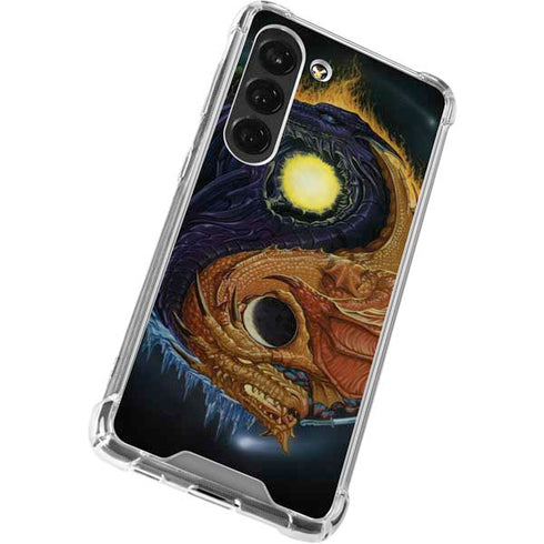 Ed Beard Jr. Yin Yang Dragon Galaxy S23 Clear Case