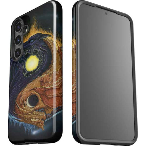 Yin Yang Dragon by Ed Beard Jr Galaxy S24 Impact Case