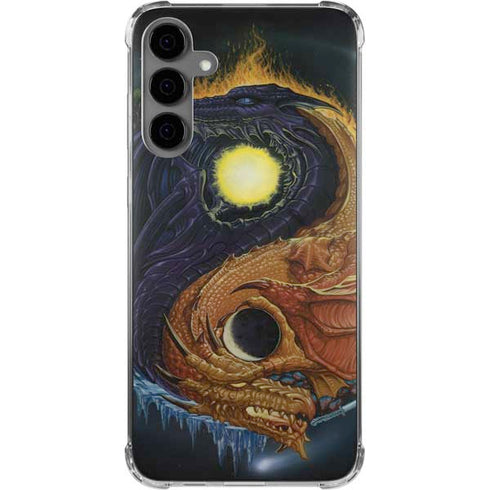 Yin Yang Dragon by Ed Beard Jr Galaxy S24 Plus Clear Case