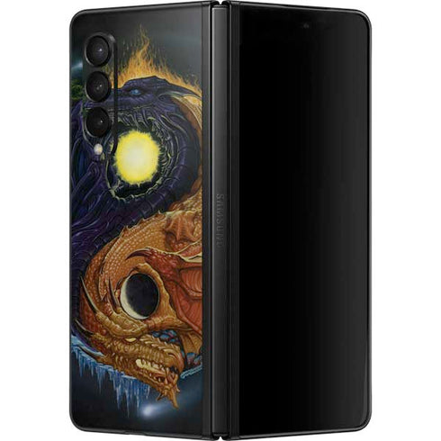 Ed Beard Jr. Yin Yang Dragon Galaxy Z Fold3 5G Skin