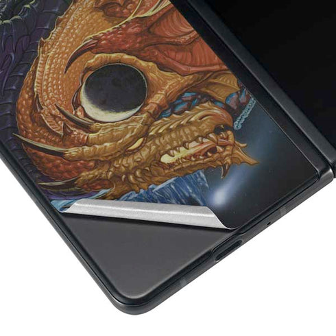 Ed Beard Jr. Yin Yang Dragon Galaxy Z Fold3 5G Skin