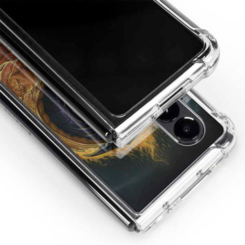 Ed Beard Jr. Yin Yang Dragon Galaxy Z Fold4 5G Clear Case