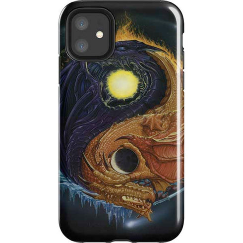 Ed Beard Jr. Yin Yang Dragon iPhone 11 Impact Case