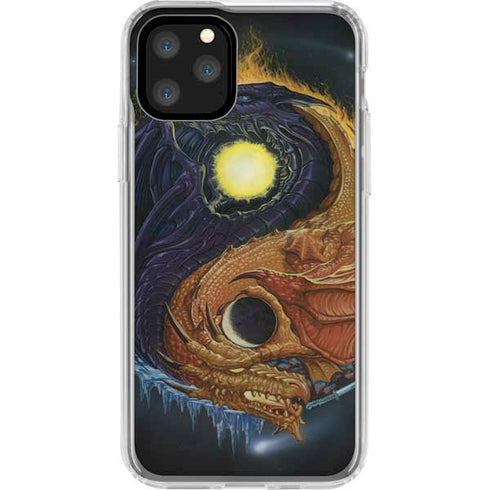 Yin Yang Dragon by Ed Beard Jr iPhone 11 Pro Clear Case