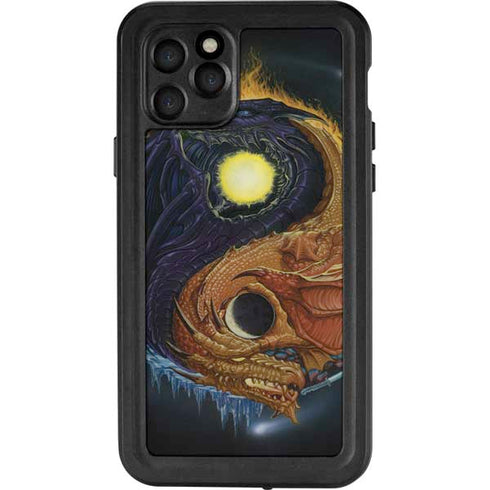 Ed Beard Jr. Yin Yang Dragon iPhone 11 Pro Waterproof Case
