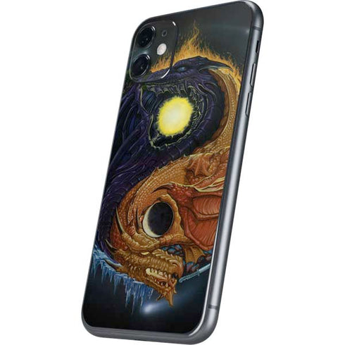 Ed Beard Jr. Yin Yang Dragon iPhone 11 Skin