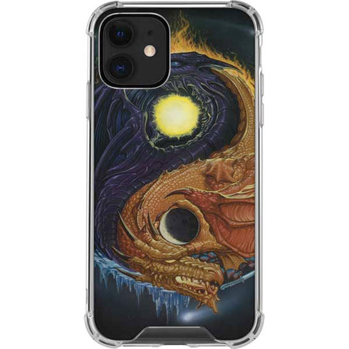 Ed Beard Jr. Yin Yang Dragon iPhone 12 Clear Case