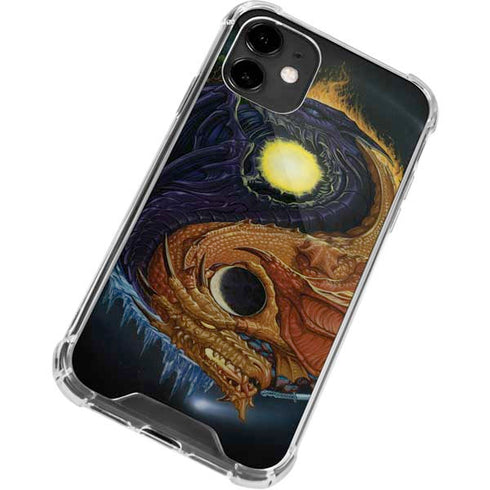 Ed Beard Jr. Yin Yang Dragon iPhone 12 Clear Case