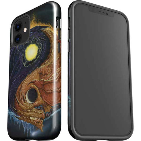 Ed Beard Jr. Yin Yang Dragon iPhone 12 Impact Case