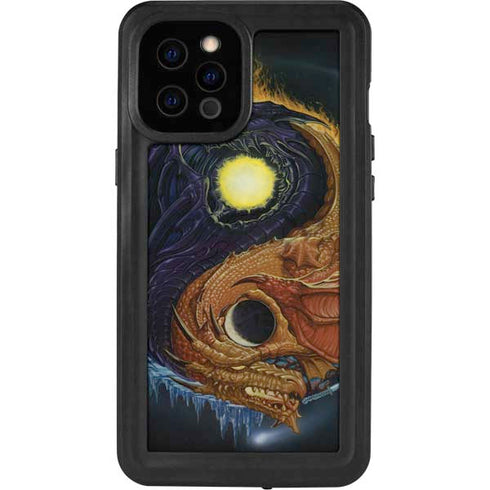 Ed Beard Jr. Yin Yang Dragon iPhone 12 Pro Max Waterproof Case