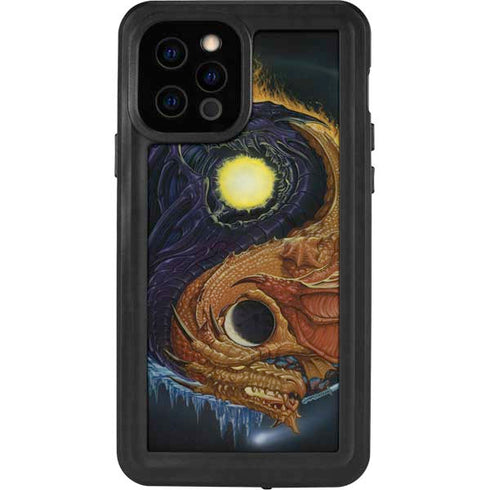 Ed Beard Jr. Yin Yang Dragon iPhone 12 Pro Waterproof Case