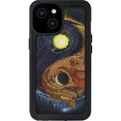 Ed Beard Jr. Yin Yang Dragon iPhone 13 Mini Waterproof Case
