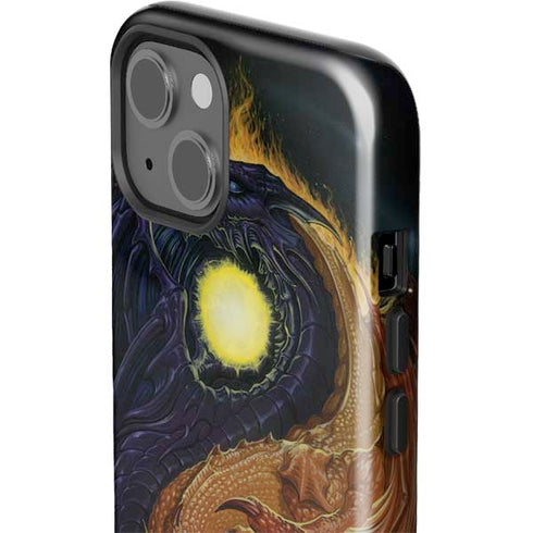 Yin Yang Dragon by Ed Beard Jr iPhone 15 Plus Impact Case