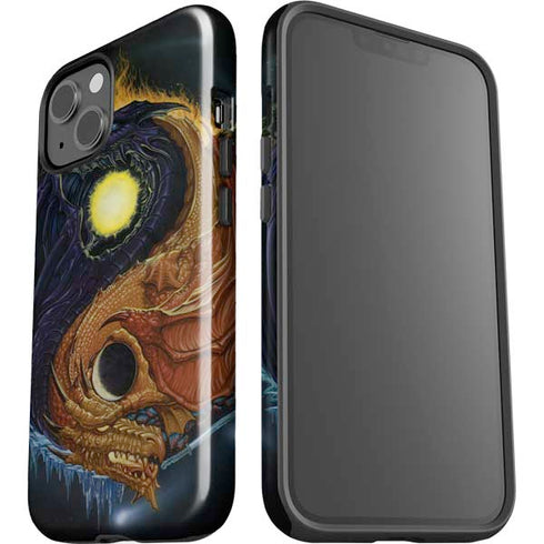 Yin Yang Dragon by Ed Beard Jr iPhone 15 Plus Impact Case
