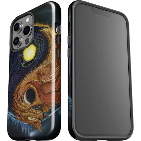 Yin Yang Dragon by Ed Beard Jr iPhone 15 Pro Impact Case
