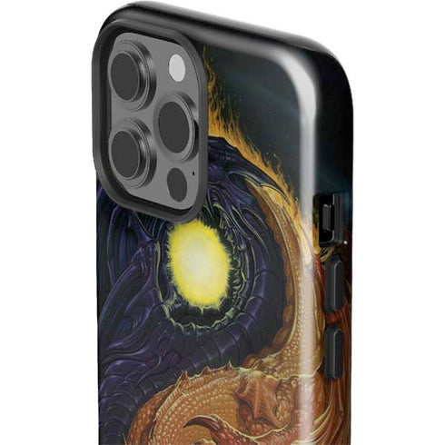 Ed Beard Jr. Yin Yang Dragon iPhone 14 Pro Max Impact Case