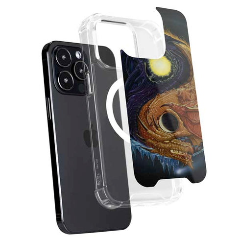 Yin Yang Dragon by Ed Beard Jr iPhone 15 Pro Max MagSafe Case