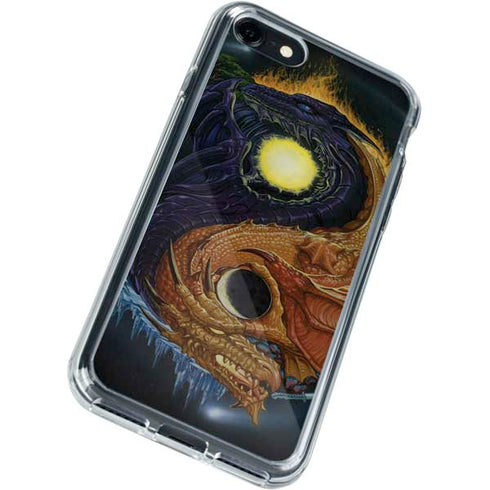 Ed Beard Jr. Yin Yang Dragon iPhone SE (2nd & 3rd Gen) Clear Case