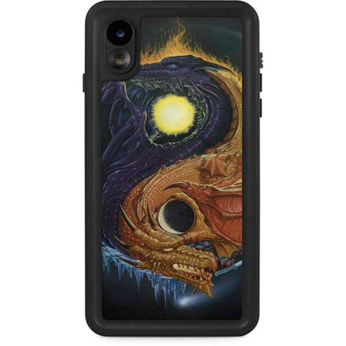 Ed Beard Jr. Yin Yang Dragon iPhone XR Waterproof Case