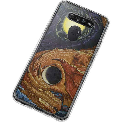 Yin Yang Dragon by Ed Beard Jr LG K51/Q51 Clear Case