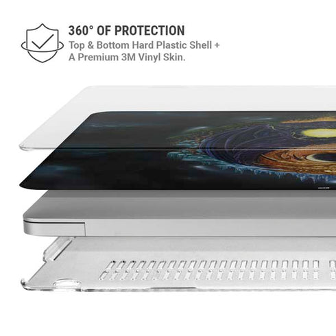 Ed Beard Jr. Yin Yang Dragon MacBook Pro 16in (2019-20) Case plus Skin