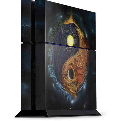 Ed Beard Jr. Yin Yang Dragon PS4 Console Skin