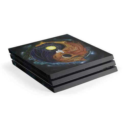 Ed Beard Jr. Yin Yang Dragon PS4 Pro Console Skin