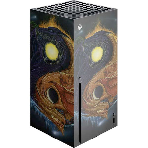 Ed Beard Jr. Yin Yang Dragon Xbox Series X Console Skin