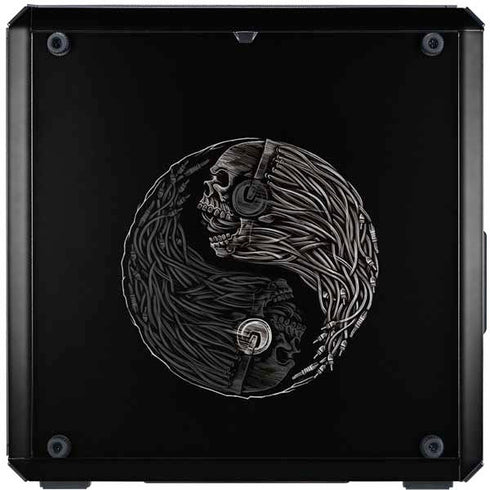 Liquid Blue Yin Yang Music Skulls Cooler Master MasterBox Q300L Mini Tower Skin