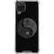 Liquid Blue Yin Yang Music Skulls Galaxy A12 Clear Case