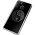 Liquid Blue Yin Yang Music Skulls Galaxy A21 Clear Case