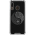 Liquid Blue Yin Yang Music Skulls Galaxy A30 Clear Case