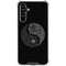 Liquid Blue Yin Yang Music Skulls Galaxy A54 5G Clear Case