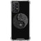 Liquid Blue Yin Yang Music Skulls Galaxy A72 5G Clear Case