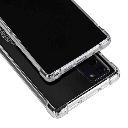 Liquid Blue Yin Yang Music Skulls Galaxy Note20 5G Clear Case