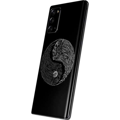 Liquid Blue Yin Yang Music Skulls Galaxy Note20 5G Skin