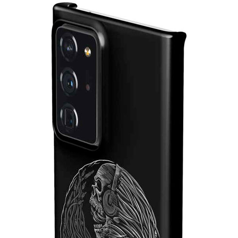 Liquid Blue Yin Yang Music Skulls Galaxy Note20 Ultra 5G Lite Case