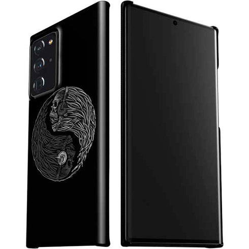 Liquid Blue Yin Yang Music Skulls Galaxy Note20 Ultra 5G Lite Case