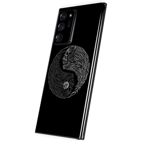 Liquid Blue Yin Yang Music Skulls Galaxy Note20 Ultra 5G Skin
