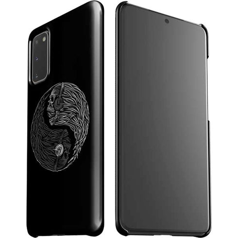 Liquid Blue Yin Yang Music Skulls Galaxy S20 Lite Case
