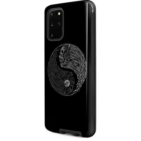 Liquid Blue Yin Yang Music Skulls Galaxy S20 Plus Pro Case
