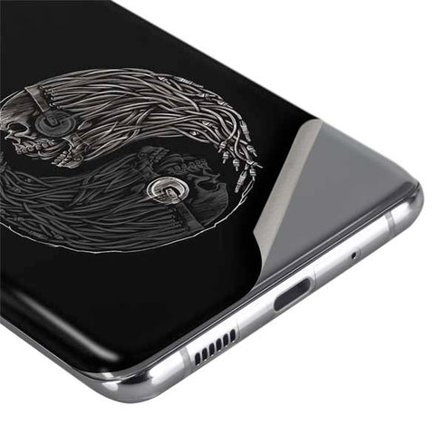 Liquid Blue Yin Yang Music Skulls Galaxy S20 Ultra 5G Skin