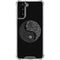 Liquid Blue Yin Yang Music Skulls Galaxy S21 FE Clear Case
