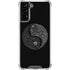 Liquid Blue Yin Yang Music Skulls Galaxy S21 FE Clear Case