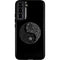 Liquid Blue Yin Yang Music Skulls Galaxy S22 Plus Pro Case