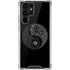 Liquid Blue Yin Yang Music Skulls Galaxy S22 Ultra Clear Case