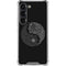 Liquid Blue Yin Yang Music Skulls Galaxy S23 Clear Case