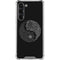 Liquid Blue Yin Yang Music Skulls Galaxy S23 Plus Clear Case