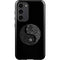 Liquid Blue Yin Yang Music Skulls Galaxy S23 Plus Pro Case